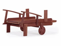 Habitat et jardin Juego de tumbonas pleglables - en madera exótica Tokyo - Mahogany- Marrón caoba