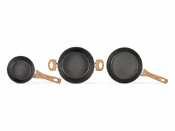 Best Juego de utensilios de cocina de aluminio para inducción de 5 piezas: 1 cacerola de Ø 16, 1 sartén de Ø 24, 1 olla de Ø 24 Material Y Utensilios De Cocina