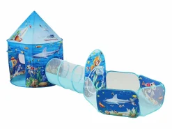 Outlet Juegos de Tienda y Túneles SucceBuy para Niños, Regalo para Bebés Varones y Niñas, Azul Océano Cabaña Infantil