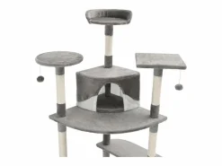 Clearance Junction City Rascador para gatos con poste de sisal 203 cm y blanco Juego De Animales