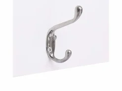 Clearance Garden Furniture Kadri Perchero de pared WELCOME 74x29,5 cm Blanco