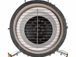 Discount vidaxl Kamado Barbacoa Parrilla Quemador Cerámica 33 Cm Negro