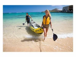 New Intex Kayak canoa hinchable 68307 Explorer K2 Amarillo