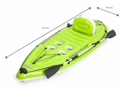 Bestway Kayak Hinchable Hydro-Force Koracle 270x100 cm Individual con Remo y Bomba