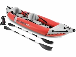 Intex Kayak hinchable K2 Excursión Pro 2 personas con remos 46x94x384 cm