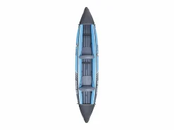 Clearance ZRAY Kayak hinchable Roatan 2 plazas 100% PVC Bomba de pie + 2 remos - Max 160kg -376x77cm (148 