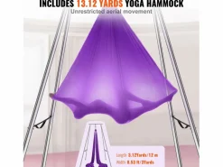 Kit de Columpio de Yoga SucceBuy, con Soporte y Hamaca Aérea, Capacidad de 250 kg, Armazón de Yoga