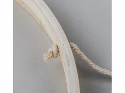 Kit de creación de marco redondo de madera con flores secas