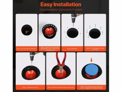 Hot Kit de Desagüe para Bañera Independiente SucceBuy, Desagüe Sin Tratar con Adaptador de PVC Cañería