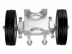 Kit de Portón Deslizante, SucceBuy Conjunto de Portón Deslizante 15,24 cm Ajustable, Carga de 272 kg
