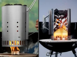 New WEBER Kit encendido chimenea barbacoa de carbón Negro