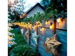 Ledkia Kit Guirnalda Luces Exterior 10m + 10 Bombillas Filamento LED E27 24V