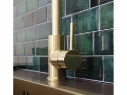 Kiwo mezclador para fregadero oro cepillado Grifo De Cocina