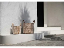 Discount La Cesta De Macramé Con Costura Recta - L Cesta