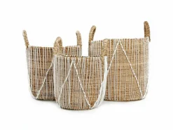 Bazar Bizar La Cesta De Macramé Con Costura Recta - M