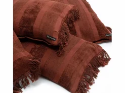 Bazar Bizar La Funda de Cojín Oh My Gee - Terciopelo Burdeos - 60x60