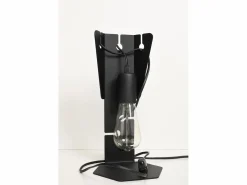 Sollux Lighting Lampada da tavolo di design nera E27 Lámpara de mesa de diseño Negra E27