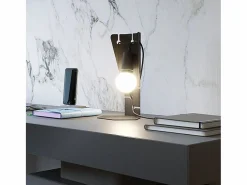 Sollux Lighting Lampada da tavolo di design nera E27 Lámpara de mesa de diseño Negra E27