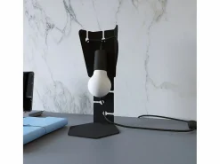 Sollux Lighting Lampada da tavolo di design nera E27 Lámpara de mesa de diseño Negra E27