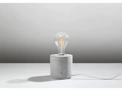 Online Sollux Lighting Lampada da Tavolo Grigio E27 Lámpara de sobremesa E27 Gris