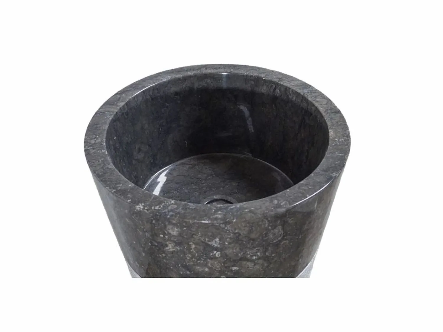 Clearance Shower & Design Lavabo con pedestal de mármol LANTA - Color - Barato Gris
