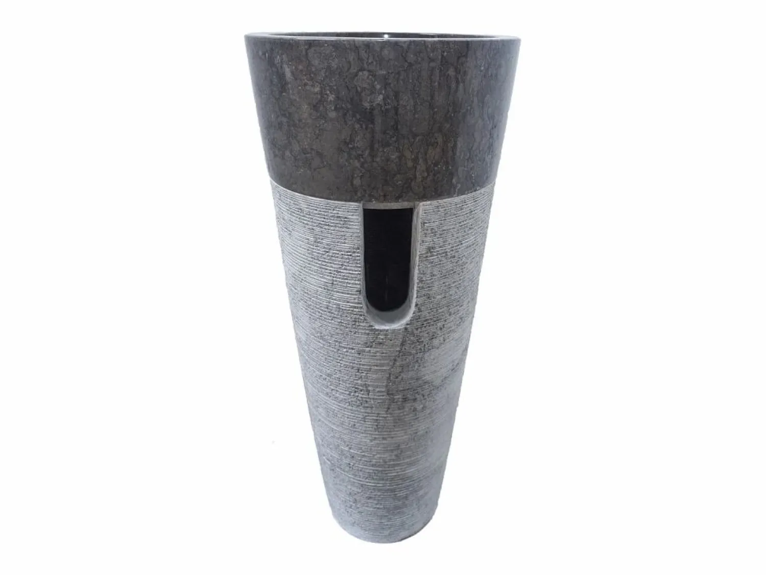 Clearance Shower & Design Lavabo con pedestal de mármol LANTA - Color - Barato Gris