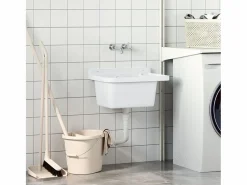 Online Lavabo de pared 50x35x24 cm resina Fregadero