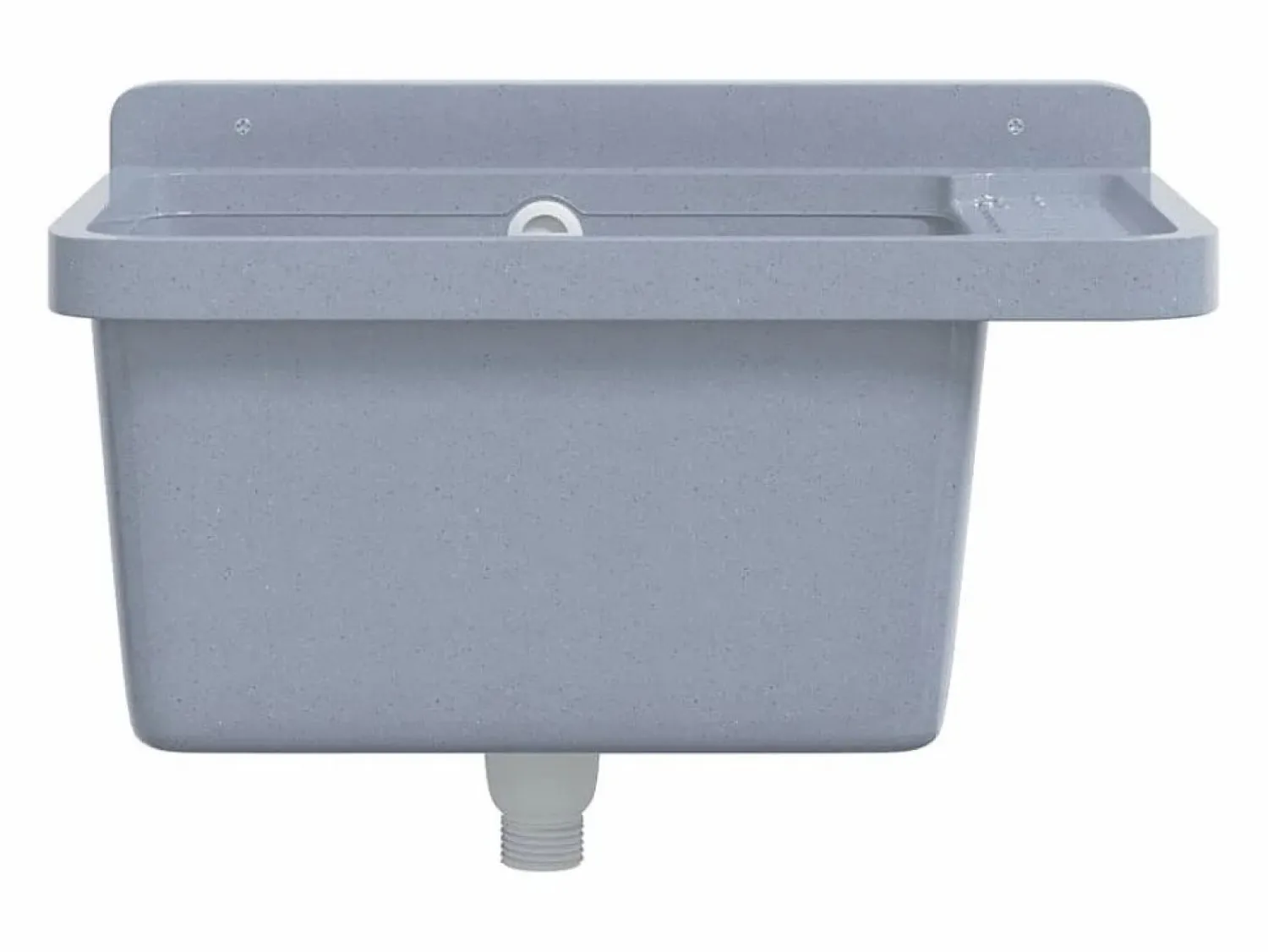 Hot Lavabo de pared, , 50x35x24 cm, resina Gris