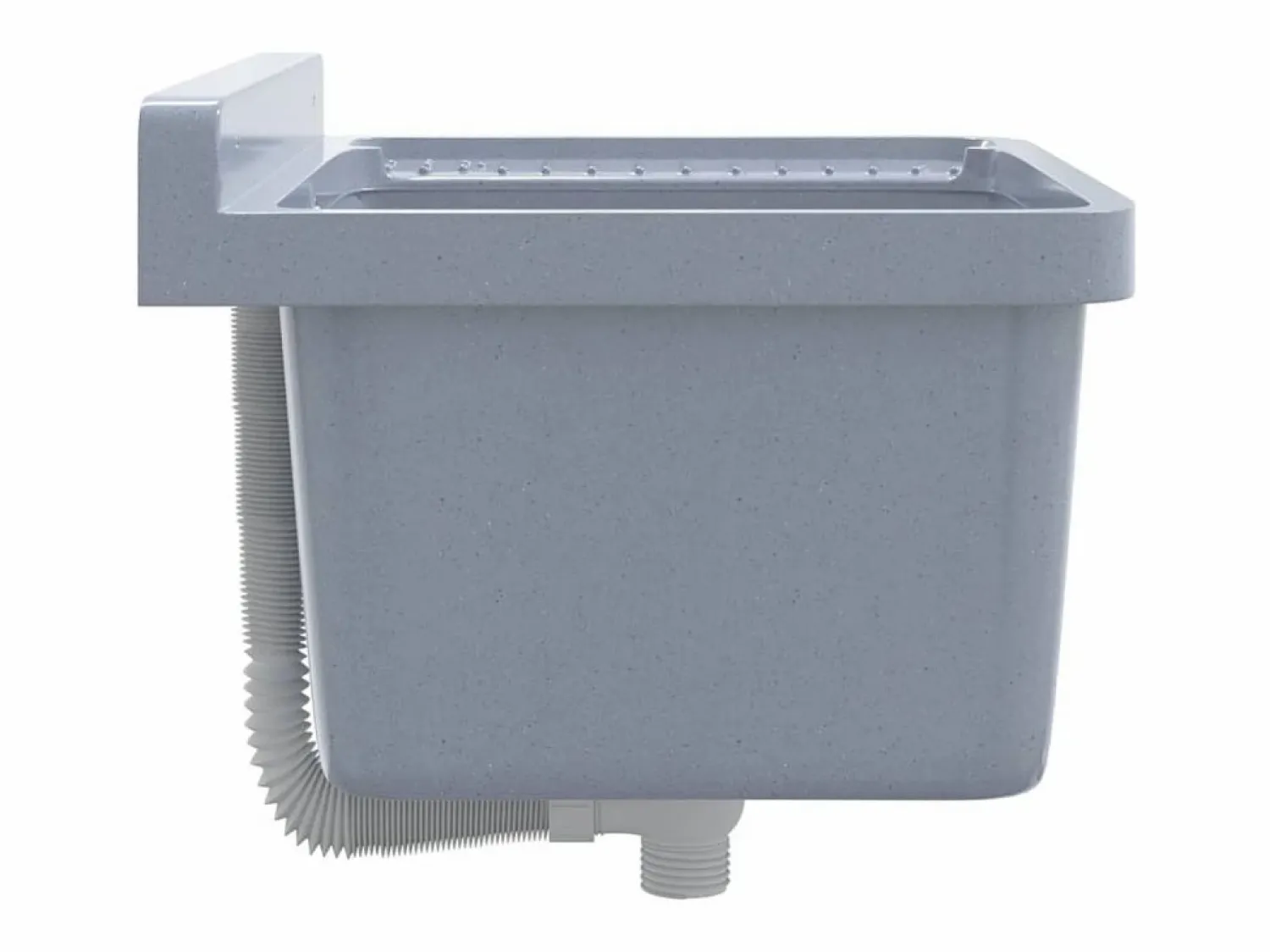 Hot Lavabo de pared, , 50x35x24 cm, resina Gris
