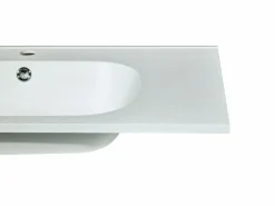 Shower & Design Lavabo encastrable de resina efecto piedra, , L80 x l46 cm, OKIWA