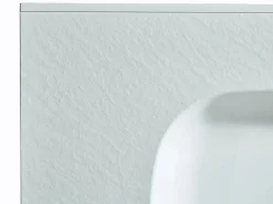 Shower & Design Lavabo encastrable de resina efecto piedra, , L80 x l46 cm, OKIWA
