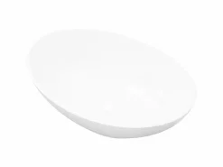 Discount Lavabo ovalado de cerámica 40x33 cm ES66367 Blanco