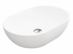 Shower & Design Lavabo ovalado de solid surface - - 58 cm - SENGLI