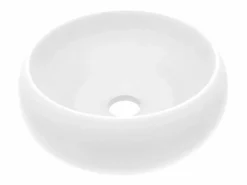 Hot Lavabo redondo de lujo mate 40x15 cm Cerámica Lavabo