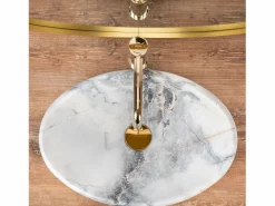 Clearance Lavabo Sobre Encimera Linda Granit White Lavabo