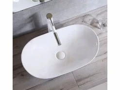 Discount Rea Lavabo Sobre Encimera Royal White Blanco