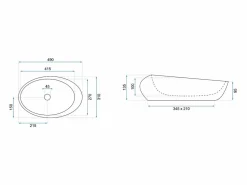 Outlet Lavabo Sobre Encimera Roxy C Stone L. White Lavabo