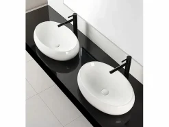 Hot Lavabo Sobre Encimera Melania White Lavabo