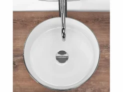 Sale Rea Lavabo Sobre Encimera Sami White Grey Blanco