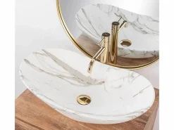 Outlet Rea Lavabo Sobre Encimera Royal Lava Matt White Blanco