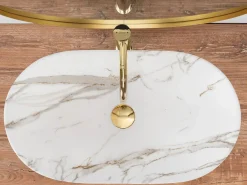 Outlet Rea Lavabo Sobre Encimera Royal Lava Matt White Blanco