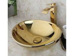 Rea Lavabo Sobre Encimera Sofia Gold Dorado