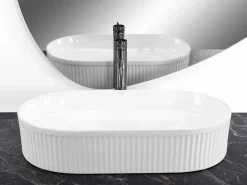 Best Rea Lavabo Sobre Encimera Vanda 61 White Blanco