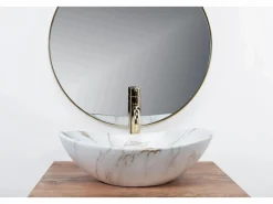 Outlet Lavabo Sobre Encimera Royal Mini Shiny Aiax White Lavabo