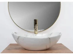 Outlet Lavabo Sobre Encimera Royal Mini Shiny Aiax White Lavabo