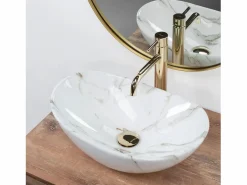 Outlet Lavabo Sobre Encimera Royal Mini Shiny Aiax White Lavabo