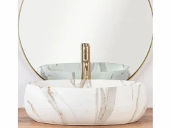 Rea Lavabo Sobre Encimera Linda Lava White Blanco