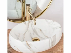 Rea Lavabo Sobre Encimera Linda Lava White Blanco