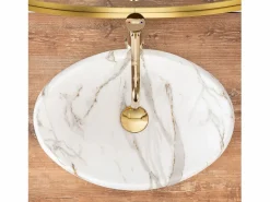 Rea Lavabo Sobre Encimera Linda Lava White Blanco