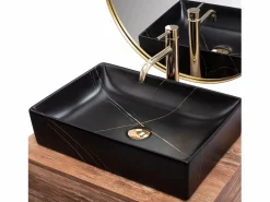 Sale Lavabo Sobre Encimera Inga Marble- Nablatowa Black Lavabo